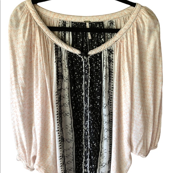 Free People Days of Romance Peasant Blouse. Ivory. Size XS - Picture 7 of 11